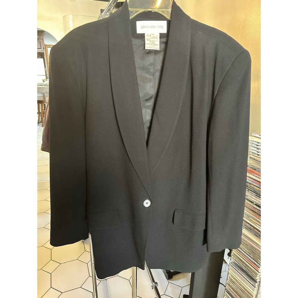 Jones New York Blazer Black Size 16